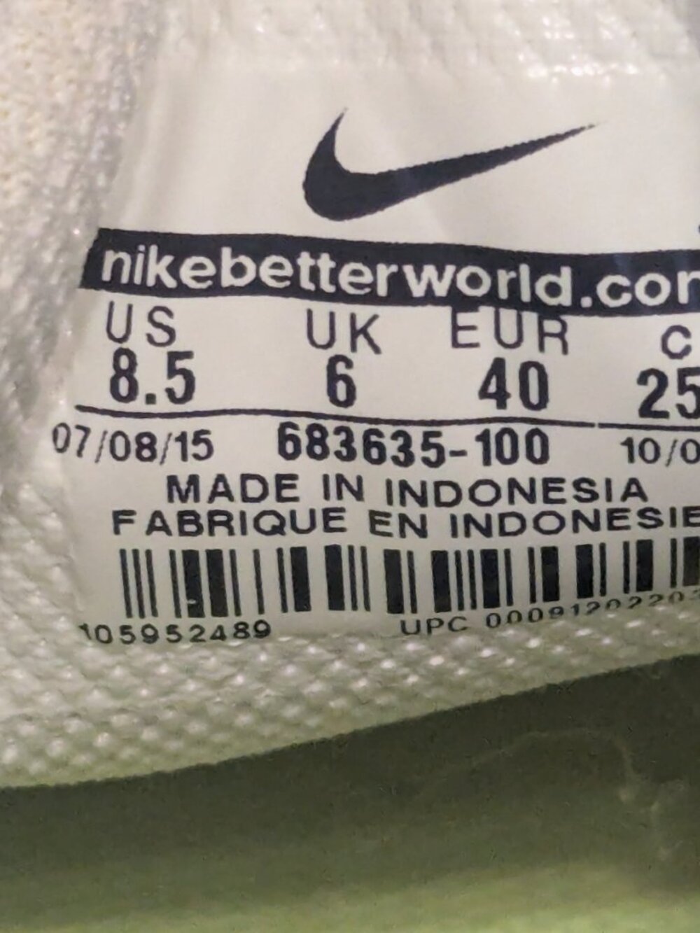 Nike Air Max women's sneaker in size 8.5 - Picture 7 of 7